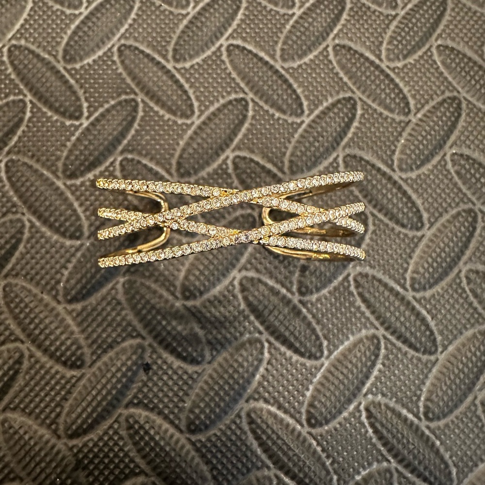 Nordstrom Gold and Rhinestone Bracelet
